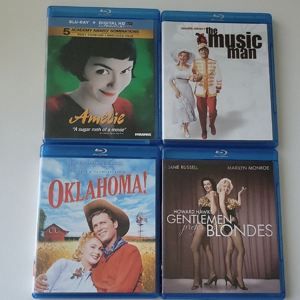 Set Of 4 Blu Ray Videos